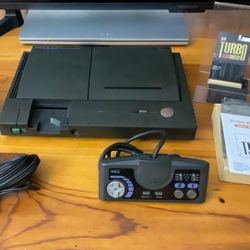 NEC PC-Engine Duo (Turbografx 16) console with Super CD-ROM 2