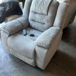 Factory Sample Gliding Recliner With Heat And Massage