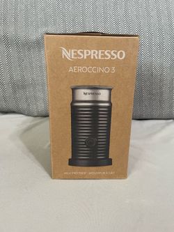 NEW Nespresso Aeroccino 3 Black Milk Frother