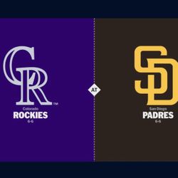 Gallagher Square 4/10 TWO Left! Colorado Rockies vs San Diego Padres
