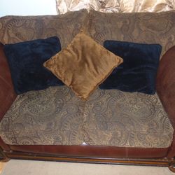 Couch, Recliner, Ottoman Set