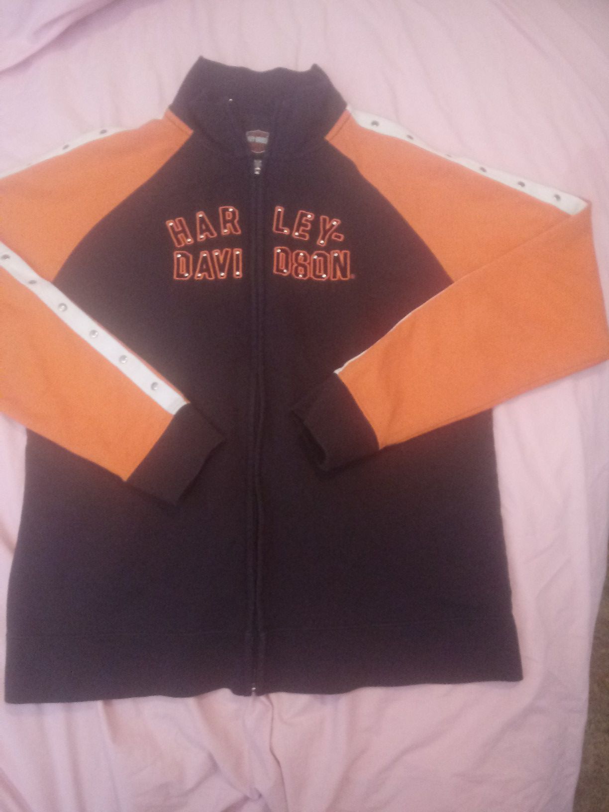 Alef's Harley Davidson jacket