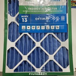 Brand New MERV 13 Air Filters 16x20x2 (2-Pack) 