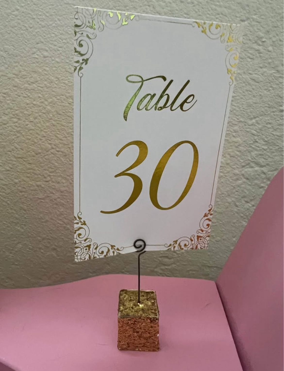 Table Seating Numbers
