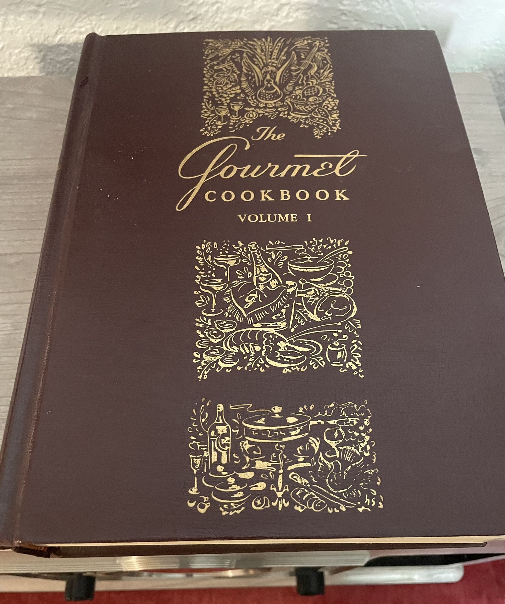 Vintage Gourmet Cookbook , Beautiful Hard Cover