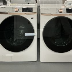 Samsung Steam Cycle 5.0 cu. ft. Washer w/Super Speed Wash 7.5 cu. ft. Vented Electric Dryer