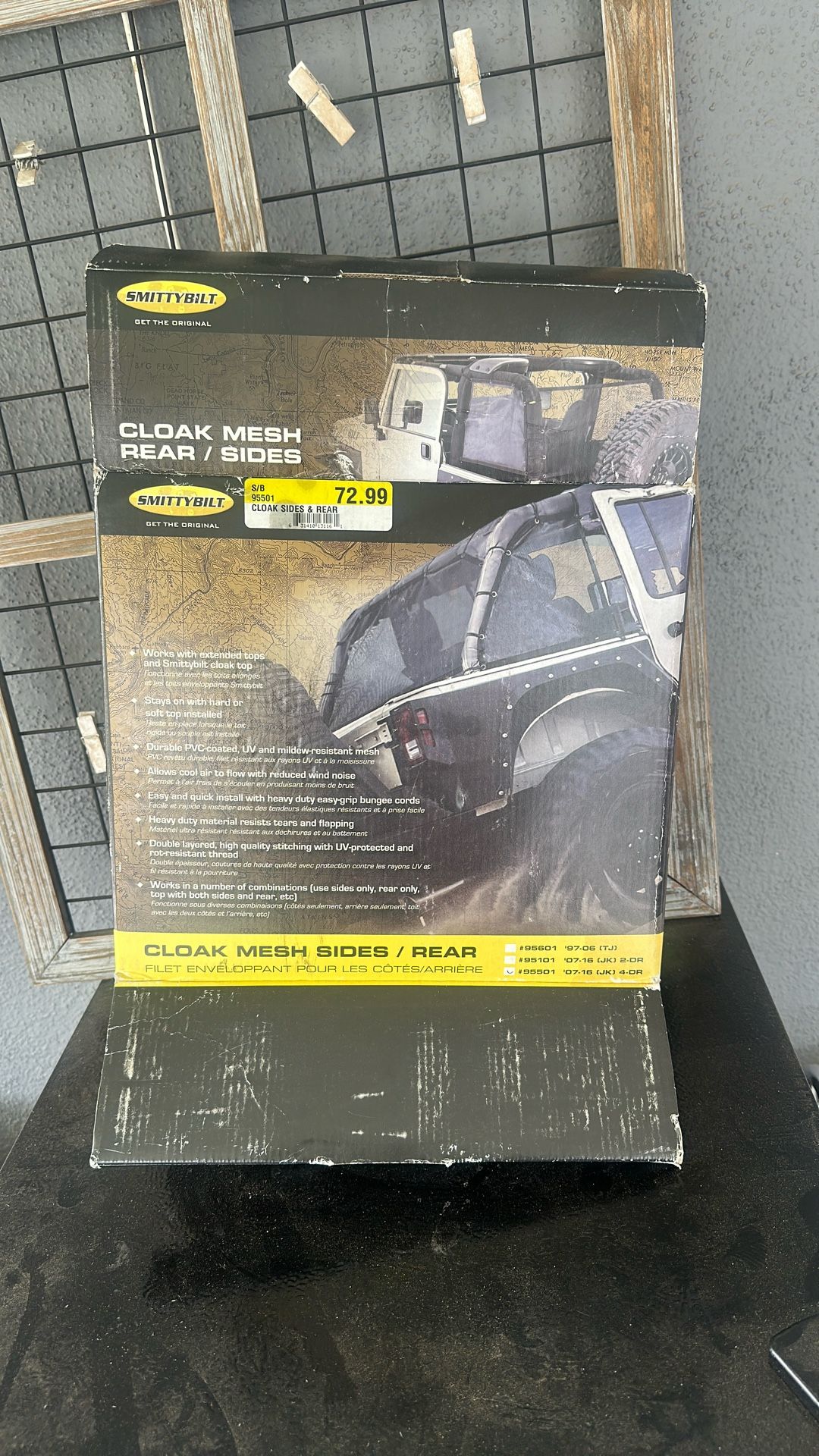 Jeep Cloak Mesh Sides / Rear