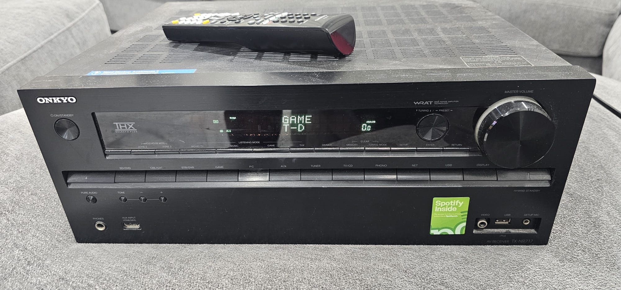 Onkyo TX-NR717 7.2 Home Theatre Stereo AV Receiver