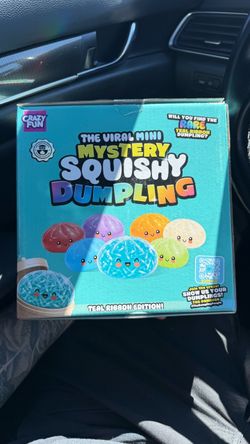 Viral Mini Mystery Squishy Dumpling Teal Ribbon Edition RMS