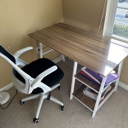 Table +  With Office Chair