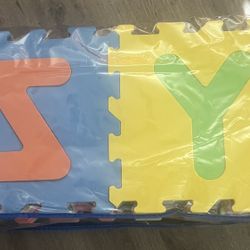 Alphabet Tile Floor Mat