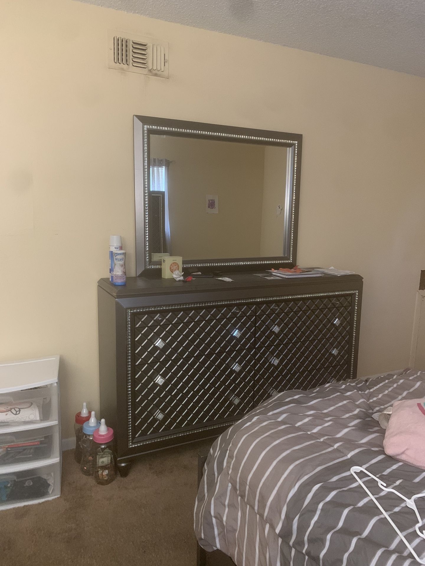 Two Bedroom sets $400 for each Headboards Dressers Night stands and Mirrors