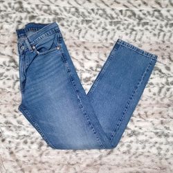 Men's Levi's 505 Straight Leg Blue Denim Jeans