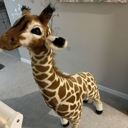 Melissa & Doug Giant Giraffe (over 4 feet tall) Like NEW