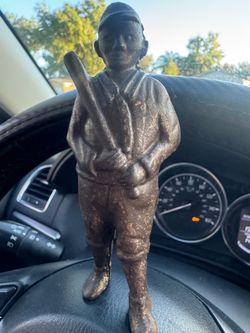Ty Cobb Cast Iron Piggy Bank