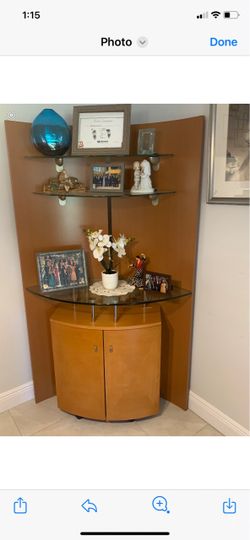 Corner Bar Cabinet