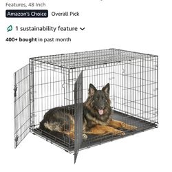 Large Dog Crate 48.0"L x 30.0"W x 33.0"H