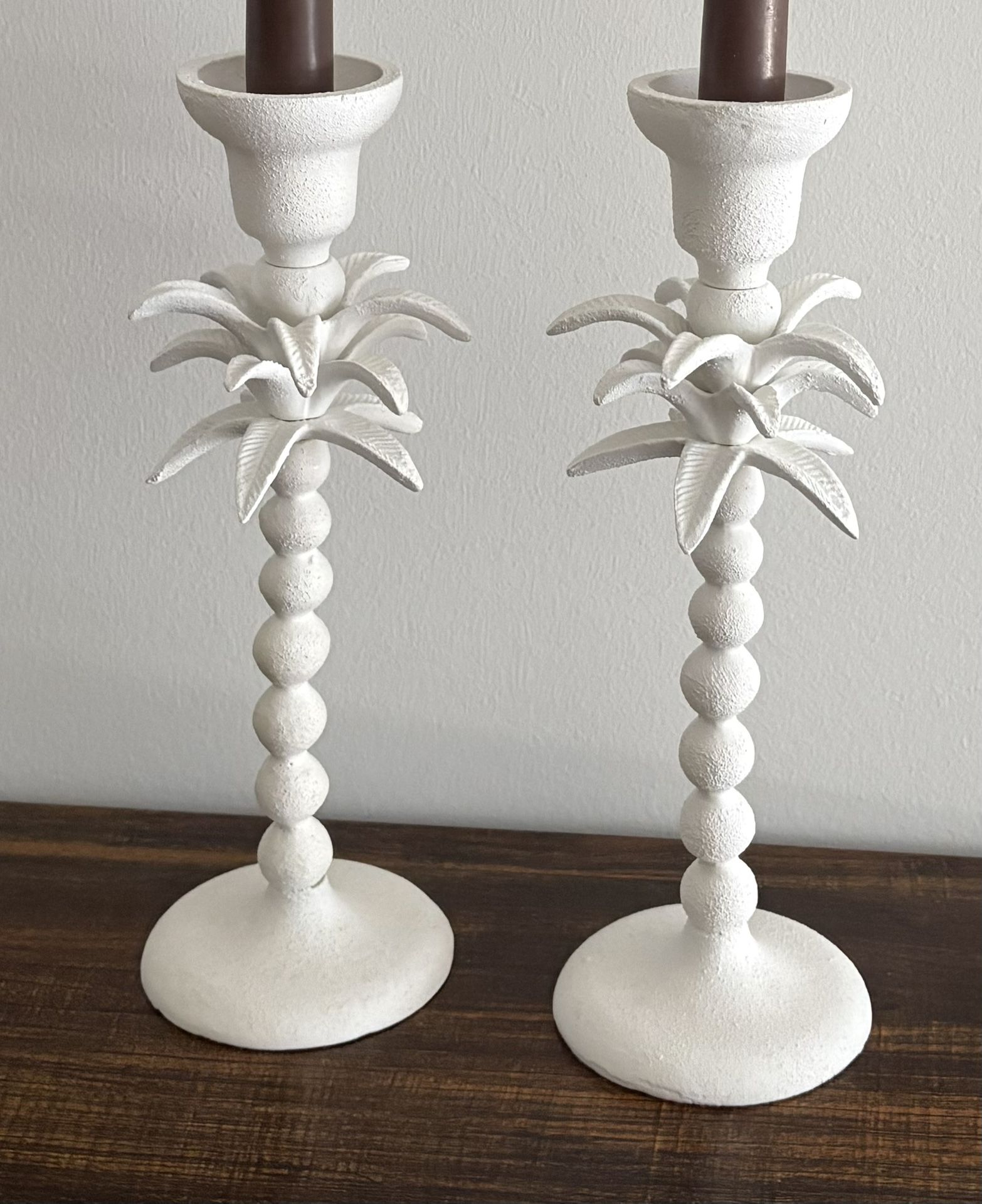 Anthropologie pineapple candle Holders