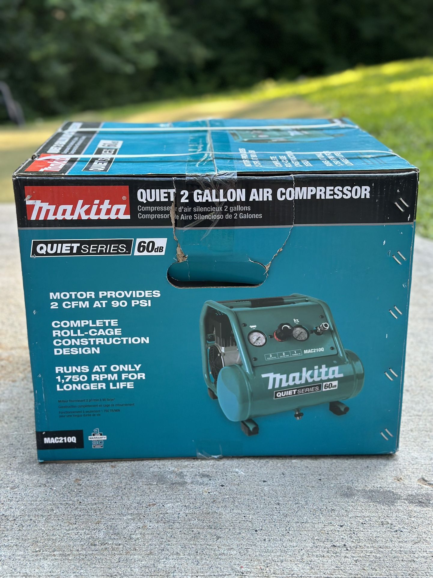 Makita 2gallons Quiet Air Compressor,brand New!