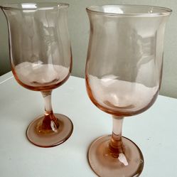 Pair of Rose Colored Depression Era Glasses