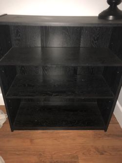 Black shelf