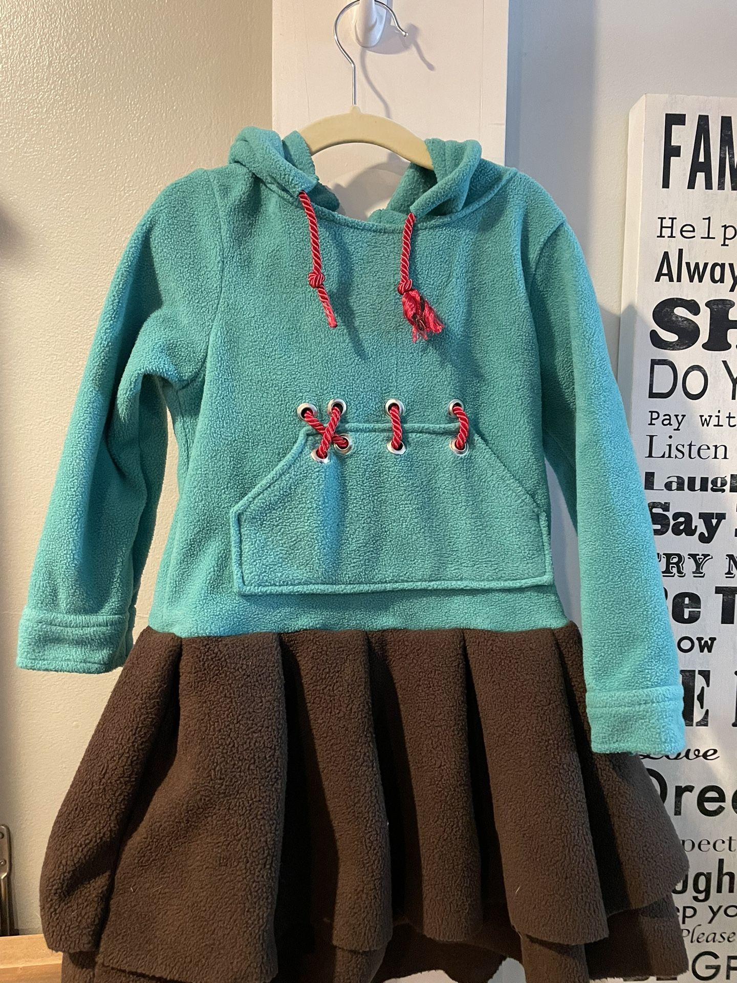 Hand Made Wreck-lt Ralph Vanellope Von Schweets inspired hoodie costume