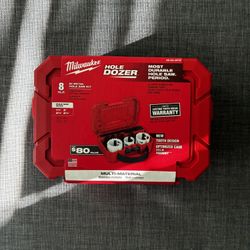 Milwaukee Hole Dozer 8pc