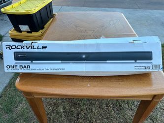 Rockville ONE-BAR All In One SoundBar 2.1 Bluetooth Sound Bar w/Sub Built In
