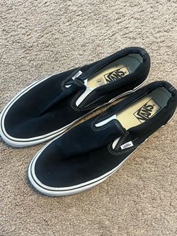 Vans Classic Slip-On Shoes (Black) - 11 men