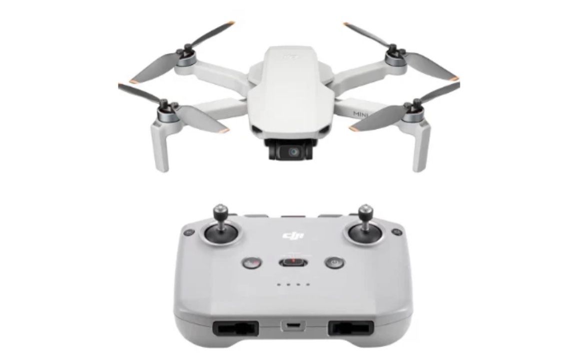 DJI Mini 2 Ultralight Foldable Drone with Camera - Gray
