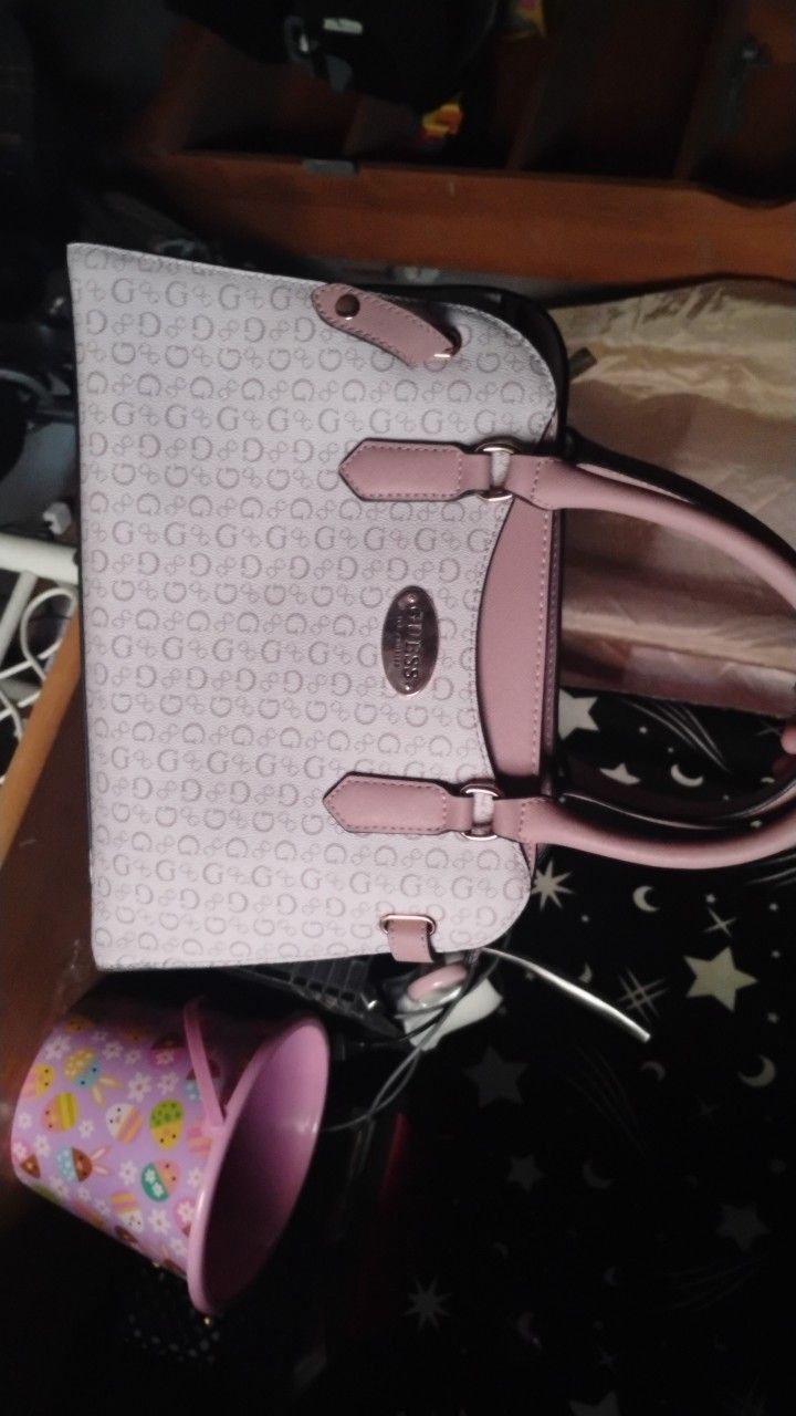 Pink/Salmon Color Guess Purse
