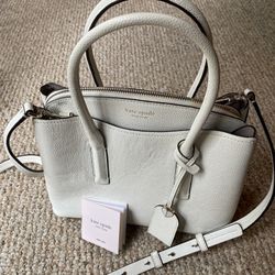 Kate Spade New York Margaux Large Satchel (White)
