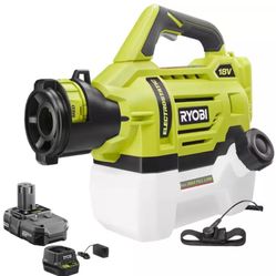 RYOBI ONE+ 18V Cordless Electrostatic 0.5 Gal Sprayer with 2.0 Ah Battery and Charger