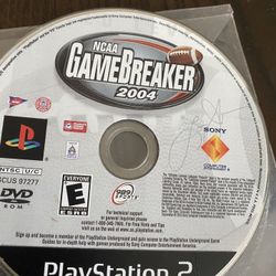 NCAA GAMEBREAKER 2004 PLAYSTATION 2 GAME PS2 Football 