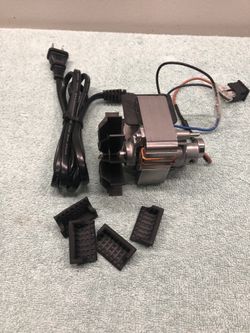 Small Shaded Pole Electric Motor 120VAC / 60HZ, With Power Switch, Power Cord And Rubber Motor Bushings, $15