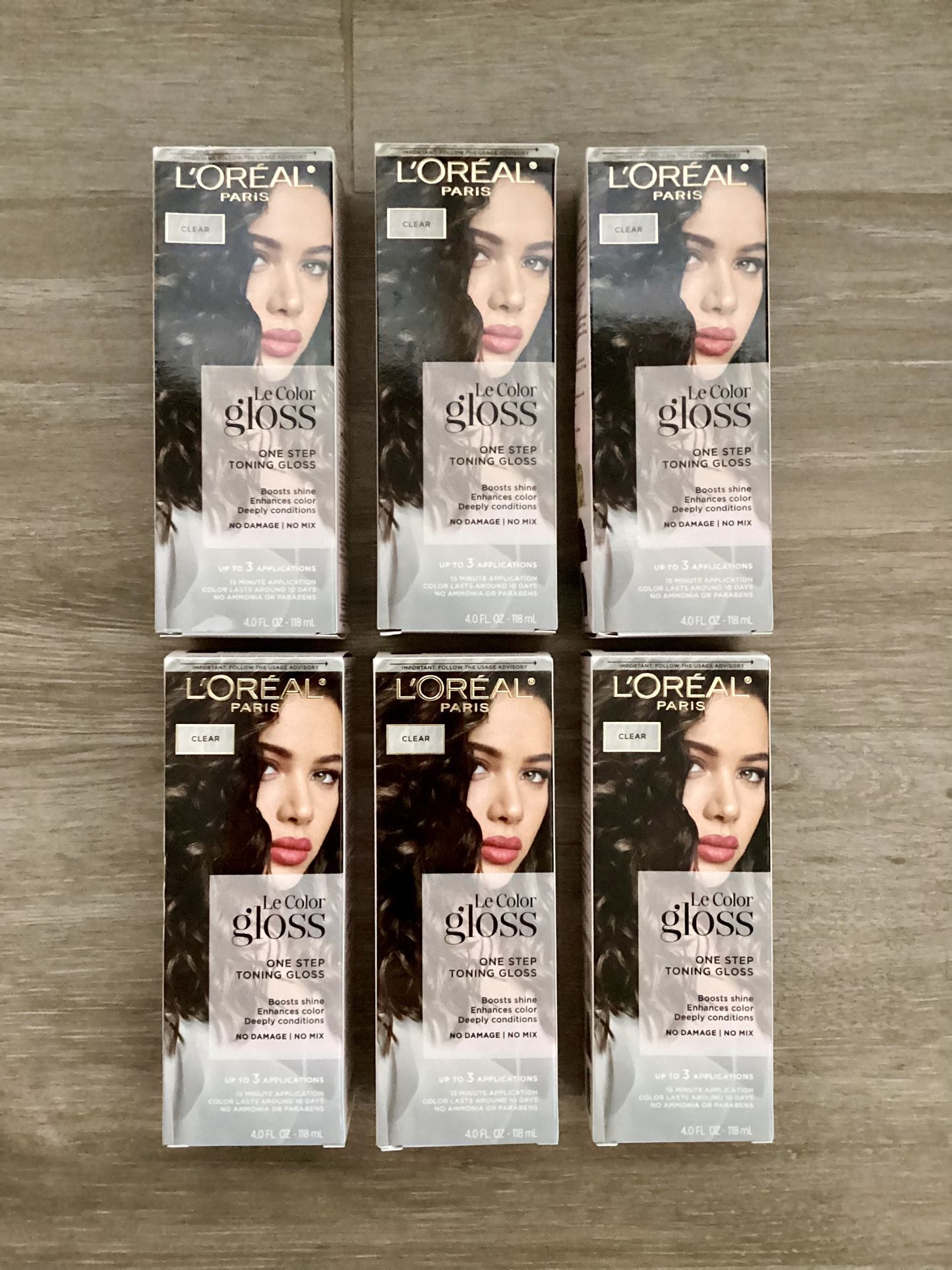 NEW L'Oreal Paris Le Color Gloss One Step Toning Gloss Clear Shade