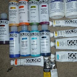 Golden Fluid And Heavy Acrylics