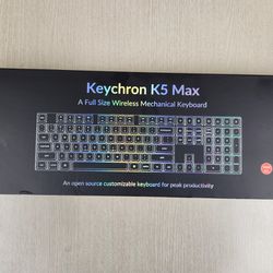 Keychron K5 Max QMK/VIA Wireless Custom Mechanical Keyboard