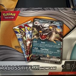 Pokemon Mabosstiff Ex Showcase Booster Packs Destined Rivals Journey Together