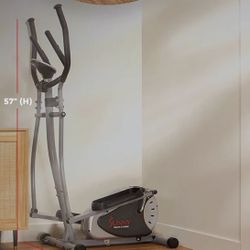Like New Sunny Health and Fitness Magnetic Elliptical Machine