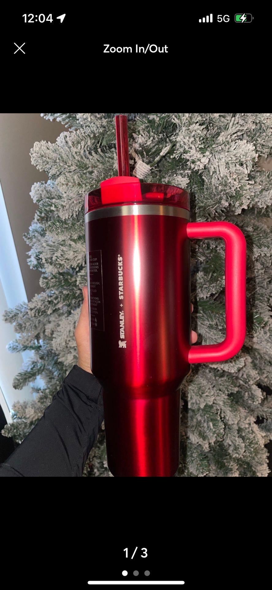 Starbucks Stanley Holiday Red Cup 40 OZ BRAND NEW for Sale in