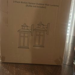 Motion Sensor Outdoor Wall Lanterns