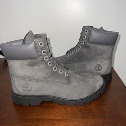 New Charcoal Grey 6 Inch Boots  Men’s 7.5