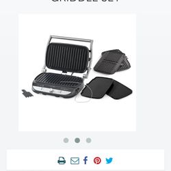 Pampered Chef Deluxe Electric Grill and Griddle 