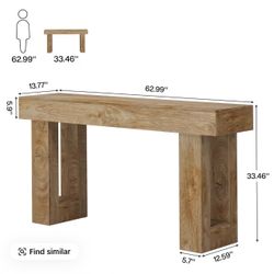 Long Console Table