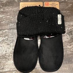Dakota fleet’s men’s gift set slippers and hat
