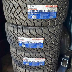 33x12.50R20LT Set Of 4 Atlander A/T New Tires 