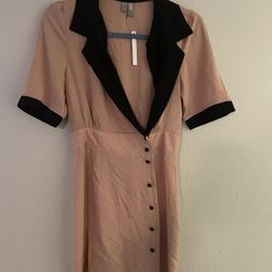 NWT ASOS Dress Pink And Black