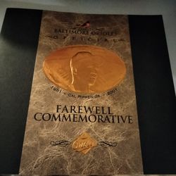 Cal Rapkin JR Commeerative Farewell Book