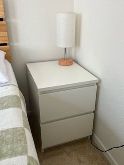 IKEA 2-Drawer Nightstand (White)